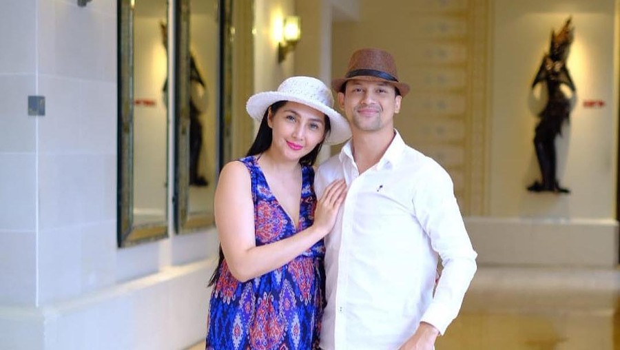 Lucky Perdana dan istri