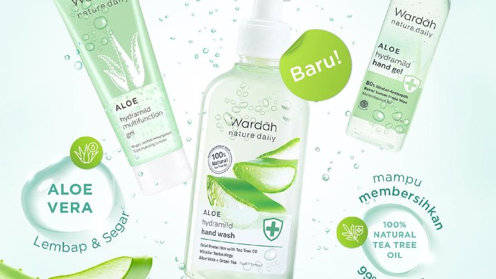 Nature Daily Aloe Hydramild Series, Solusi Merawat dan Melindungi Kulit dari Kuman