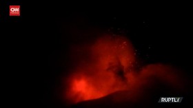 VIDEO: Gunung Etna Meletus, Sembur Abu Vulkanik Sejauh 5 KM