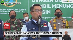 VIDEO: Berwisata ke Jabar Wajib Tes Swab Antigen