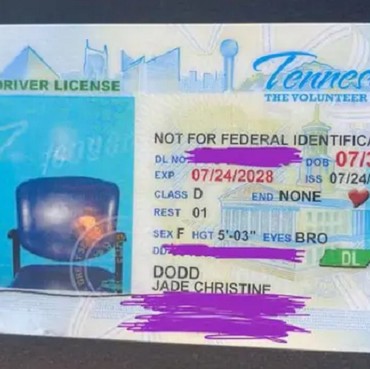 Kocak! Foto SIM Wanita Ini Bergambar Kursi