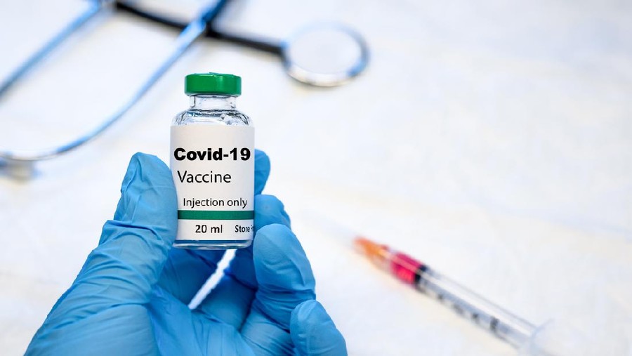 Illustrative picture of coronavirus vaccine under trail