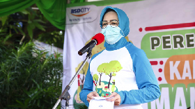 Wali Kota Tangsel Resmikan Kampung Mantap Betul