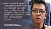 CELOTEH: Jokowi Gratiskan Vaksin Corona Sepenuhnya Presiden RI Jokowi memutuskan vaksin corona gratis sepenuhnya usai polemik yang terjadi di masyarakat mengenai vaksinasi mandiri atau berbayar.