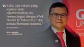 CELOTEH: Jokowi Gratiskan Vaksin Corona Sepenuhnya Presiden RI Jokowi memutuskan vaksin corona gratis sepenuhnya usai polemik yang terjadi di masyarakat mengenai vaksinasi mandiri atau berbayar.