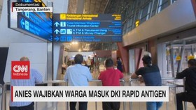 VIDEO: Anies Wajibkan Warga Masuk DKI Rapid Antigen