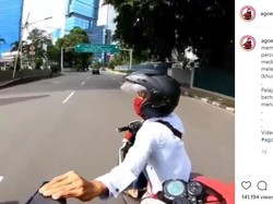 Viral! Detik-detik Aksi Begal HP Pengguna Skuter Listrik yang Gagal