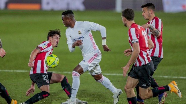 Real Madrid mengalahkan Athletic Bilbao 3-1 di pekan ke-14 Liga Spanyol, Rabu (16/12) dini hari WIB.
