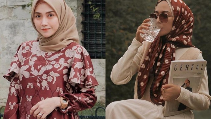 Referensi Gaya Hijab Segiempat Simple dan Modis ala Influencer
