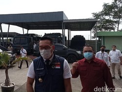 Momen Ridwan Kamil Tiba di Polda Jabar, Buntut Kerumunan Megamendung
