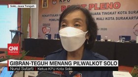 VIDEO: Gibran-Teguh Menang Pilwalkot Solo