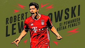 INFOGRAFIS: Robert Lewandowski, Si Pemangsa Kotak Penalti