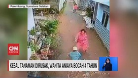 VIDEO: Kesal Tanaman Dirusak, Wanita Aniaya Bocah 4 Tahun