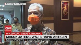 VIDEO: Masuk Jateng Wajib Rapid Antigen