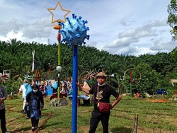 Banyak Warga Tak Percaya Corona, Pria di Bengkulu Bangun Monumen COVID-19