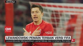 VIDEO: Lewandowski Pemain Terbaik Dunia 2020 Versi Fifa