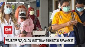 VIDEO: Wajib Tes PCR, Calon Wisatawan Pilih Batal Berangkat
