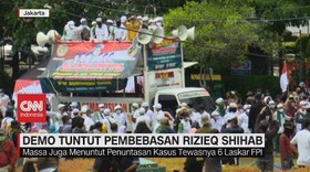 VIDEO: Demo Tuntut Pembebasan Rizieq Shihab