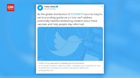 VIDEO: Twitter Akan Hapus Cuitan Menyesatkan Soal Vaksin