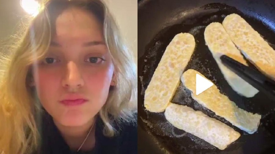 Viral bule goreng tempe