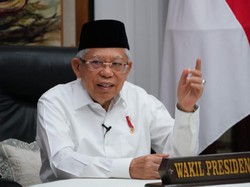 Resmikan Bandara, Maruf Amin Singgung Infrastruktur Langit