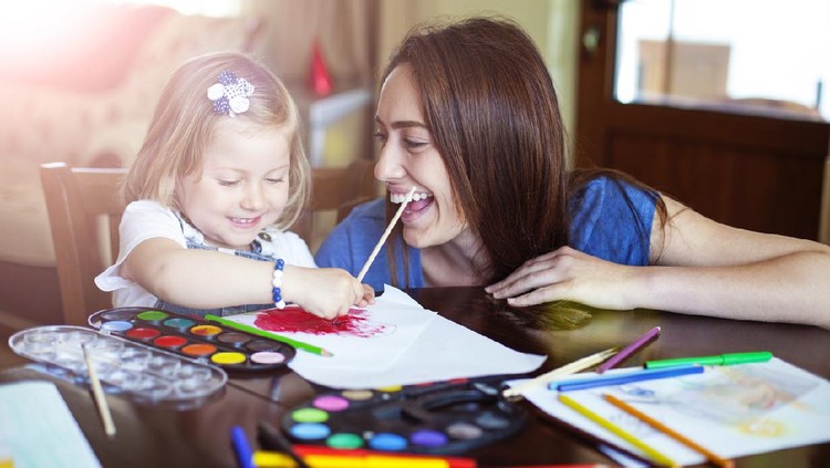 Mother, Child, Family, Drawing - Activity, Activity