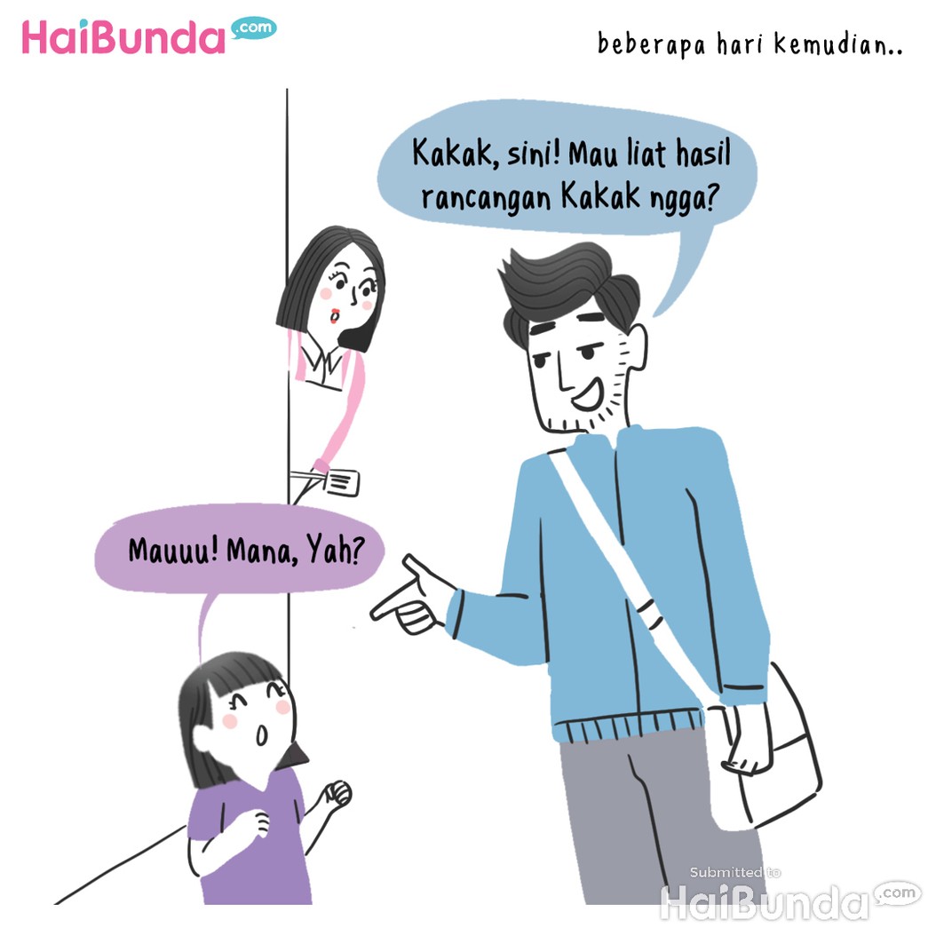 kakak jadi perancang masker