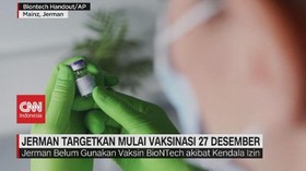VIDEO: Jerman Target Mulai Vaksinasi 27 Desember
