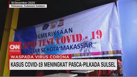 VIDEO: Kasus Covid-19 Meningkat Pasca-Pilkada Sulsel