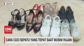VIDEO: Cara Cuci Sepatu Yang Tepat Saat Musim Hujan