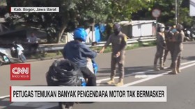 VIDEO: Petugas Temukan Banyak Pemotor Tidak Bermaske