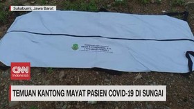 VIDEO: Temuan Kantong Mayat Pasien Covid di Sungai