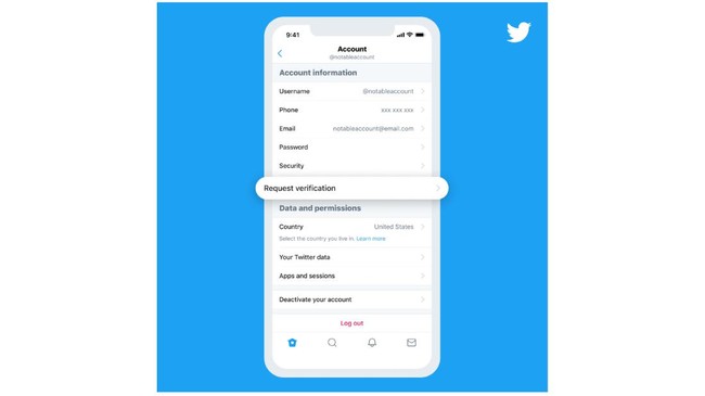 Pengguna Twitter bisa mengajukan sendiri verifikasi akun mulai 2021.