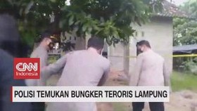 VIDEO: Polisi Temukan Bunker Teroris Lampung