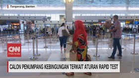 VIDEO: Calon Penumpang Kebingungan Terkait Aturan Rapid Test