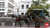 FOTO: Menengok Kota Tua Rehat Sejenak dari Polusi Udara Kawasan Kota Tua DKI Jakarta mulai menerapkan kawasan rendah emisi atau Low Emission Zone (LEZ) mulai Jumat, 18 Desember hingga Rabu, 23 Desember 2020.