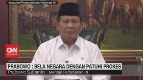 VIDEO: Prabowo: Bela Negara Dengan Patuhi Prokes
