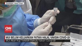VIDEO: MUI Belum Keluarkan Fatwa Halal Vaksin Covid-19