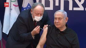 VIDEO: PM Israel Netanyahu yang Pertama Suntik Vaksin Corona
