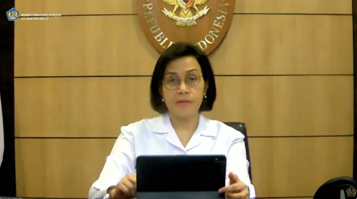 Menteri Keuangan Sri Mulyani dalam Konferensi Pers APBN KITA (Tangkapan Layar Youtube Kemenkeu RI) Menteri Keuangan Sri Mulyani dalam Konferensi Pers APBN KITA (Tangkapan Layar Youtube Kemenkeu RI)