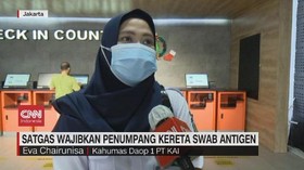VIDEO: Satgas Wajibkan Penumpang Kereta Swab Antigen