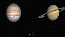 VIDEO: Yuk Lihat Planet Jupiter dan Saturnus dari Bumi