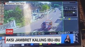 VIDEO: Detik-detik Aksi Jambret Kalung Ibu-ibu