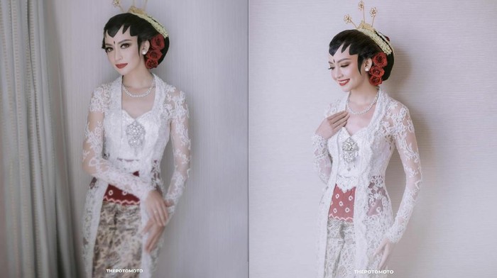 Bak Putri Jawa, Ini Detail Kebaya dan Makeup Resepsi Karina Nadila