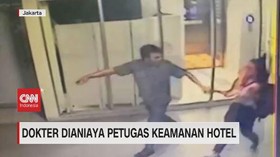 VIDEO: Dokter Dianiaya Petugas Keamanan Hotel