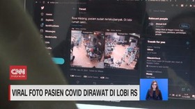 VIDEO: Viral Foto Pasien Covid Dirawat di Lobi RS