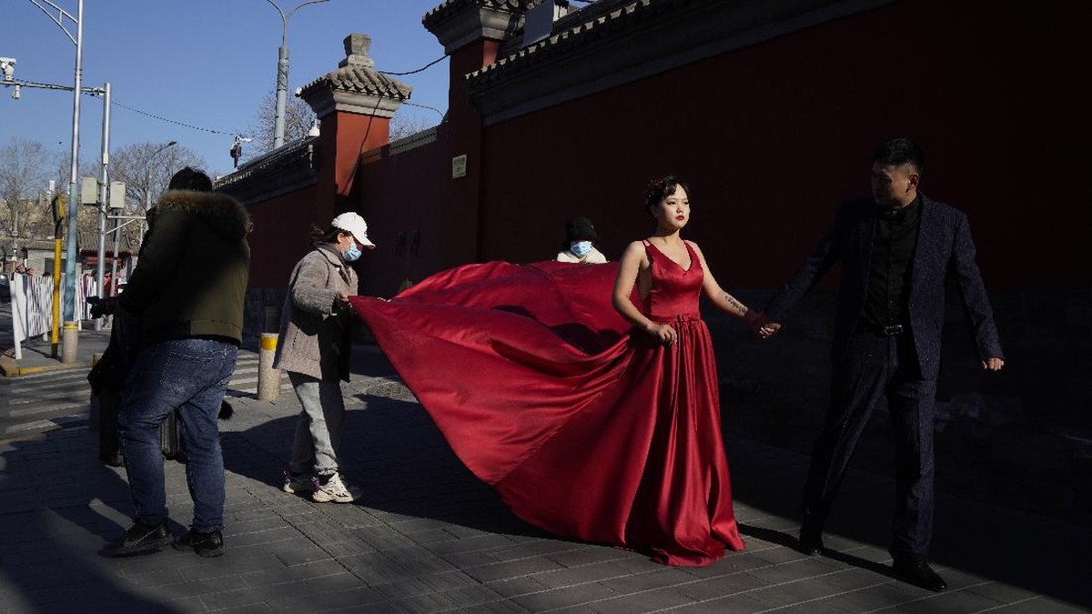 FOTO: Saat Pesta Pernikahan di China Kembali Ramai
