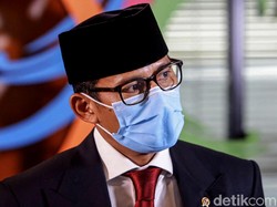 Bertemu Wagub Riza, Sandiaga Uno Kirim Doa untuk Anies