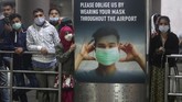FOTO: Mutasi Corona, India Periksa Penumpang Asal Inggris India menambah panjang daftar negara yang melarang semua penerbangan dari Inggris mulai 22-31 Desember, setelah ditemukan mutasi baru virus corona.