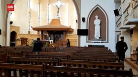 VIDEO: Jelang Perayaan Natal, Gereja di Solo Disterilisasi